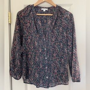 J.Crew Blouse in Navy Floral